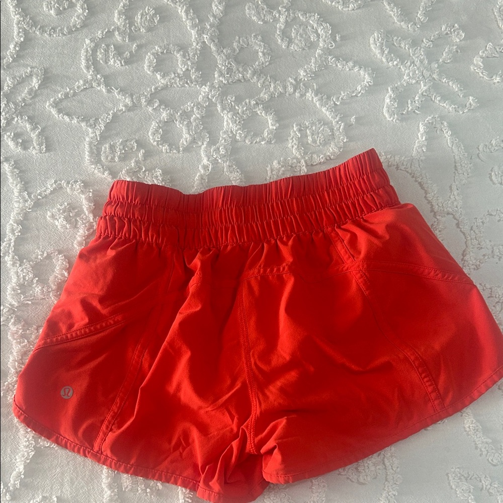 lululemon athletica Red Athletic Shorts